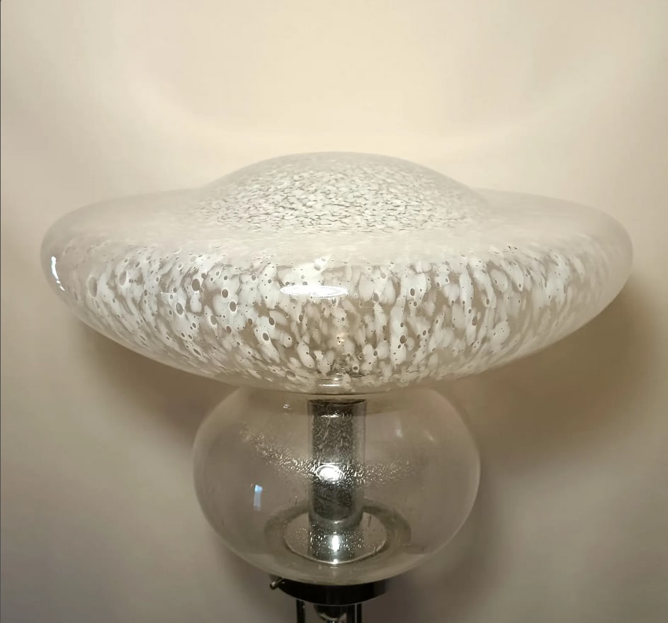 Large Murano Glass Floor Lamp from Mazzega, 1960s - 5