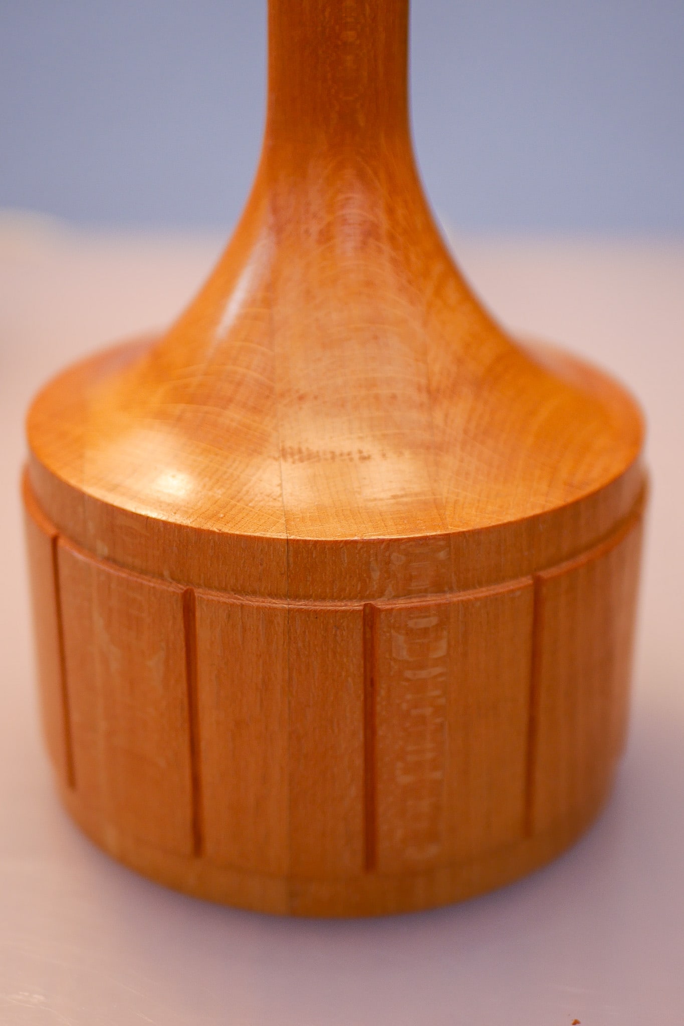 Scandinavian Oak Table Lamps from Elpe, Set of 2 - 4