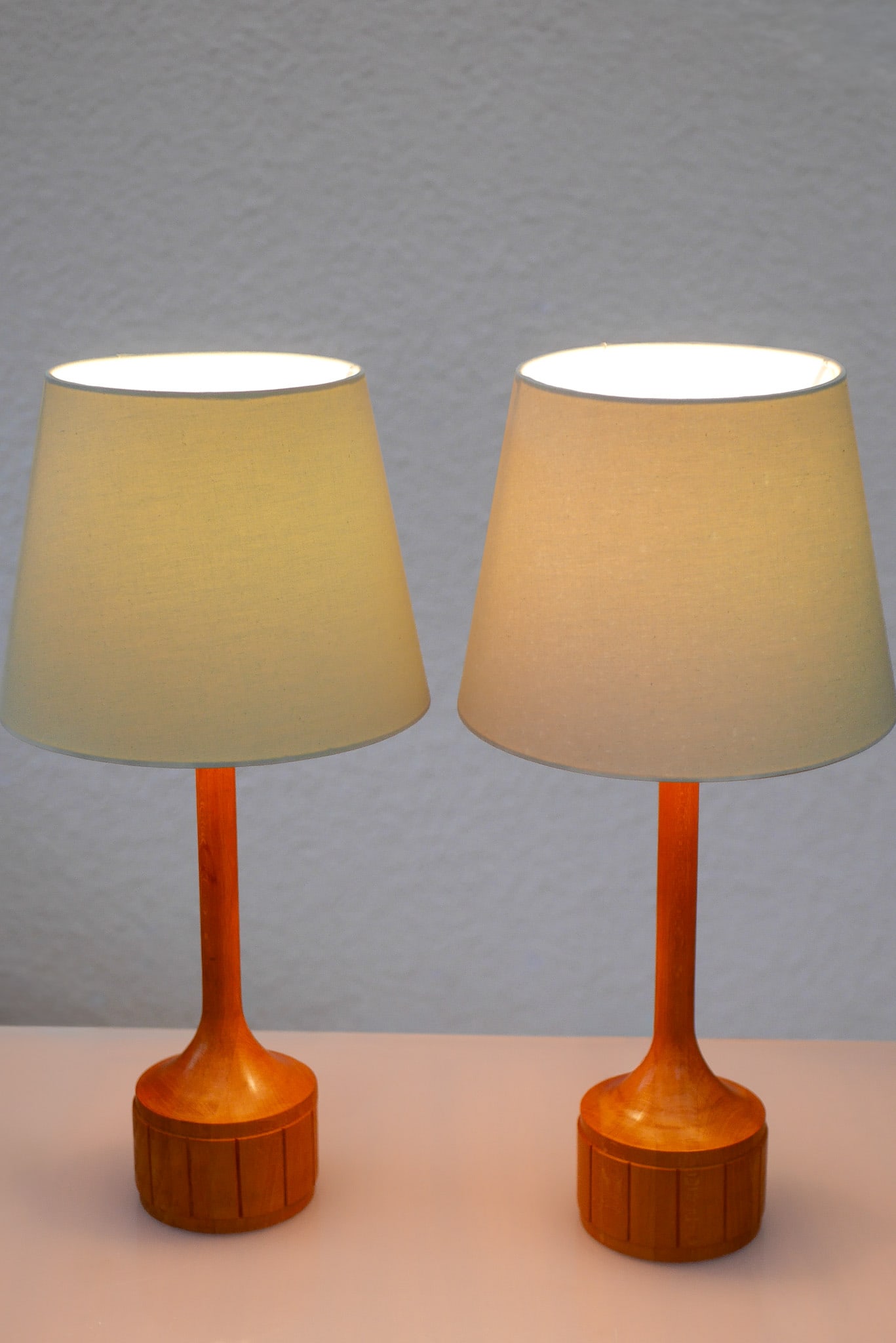 Scandinavian Oak Table Lamps from Elpe, Set of 2 - 5