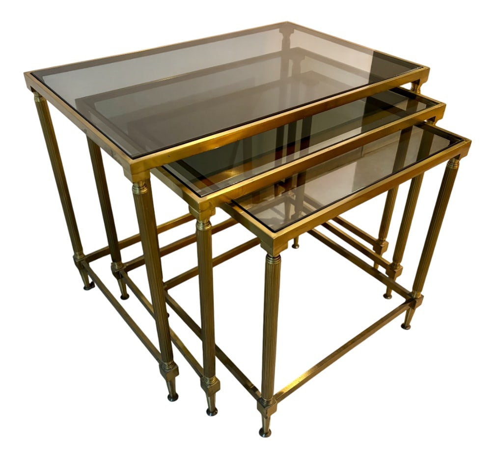 Nesting Side Tables, 1950s, Set of 3 (1 of 18)