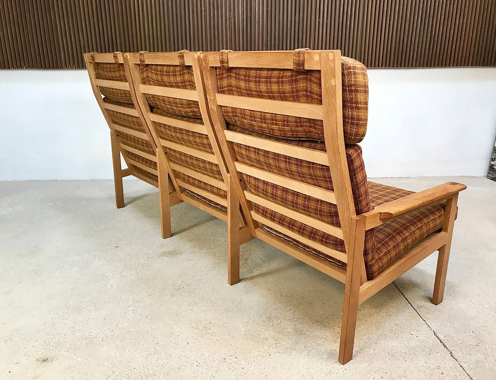 3-Seater Highback Capella Sofa by Illum Wikkelsø - 18