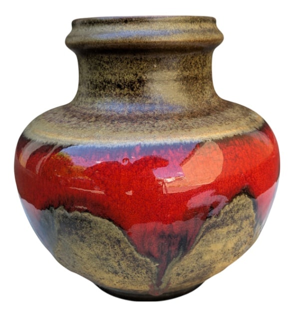 Vase in Ceramic & Glaze from Ruscha, 1960s (1 of 7)