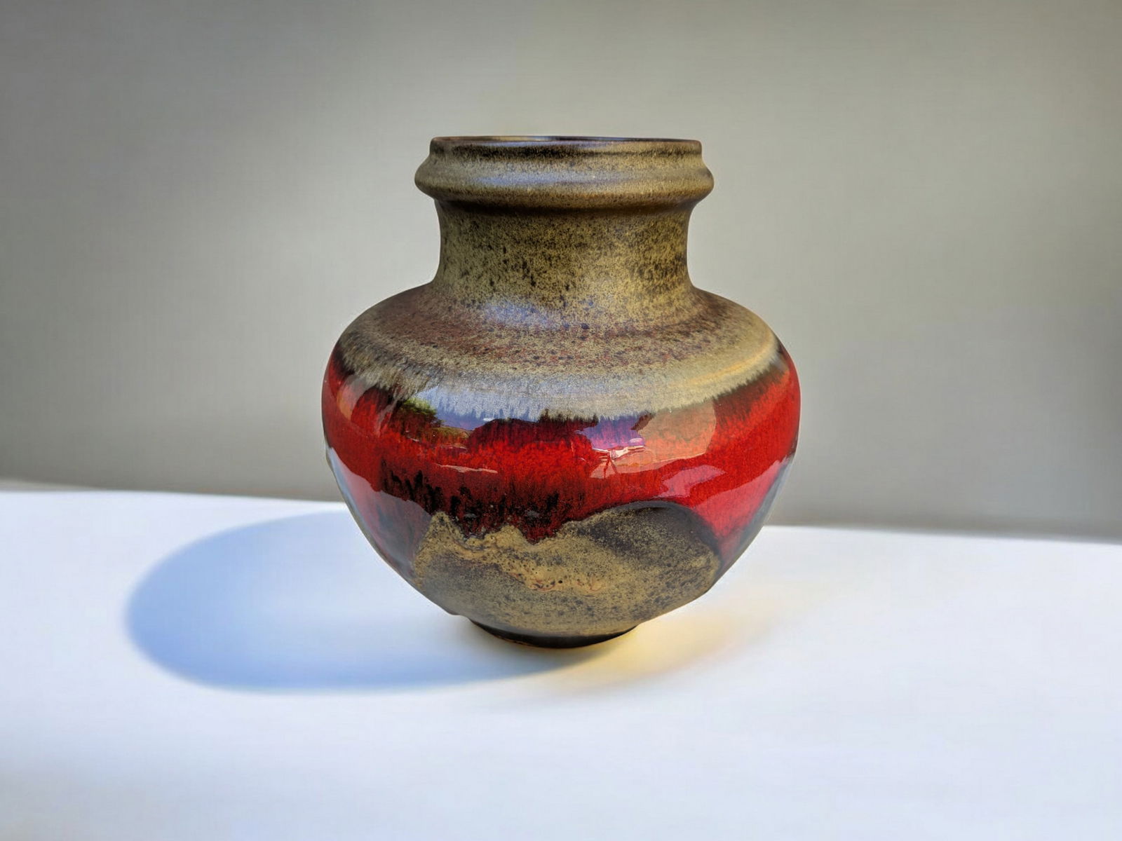 Vase in Ceramic & Glaze from Ruscha, 1960s - 2