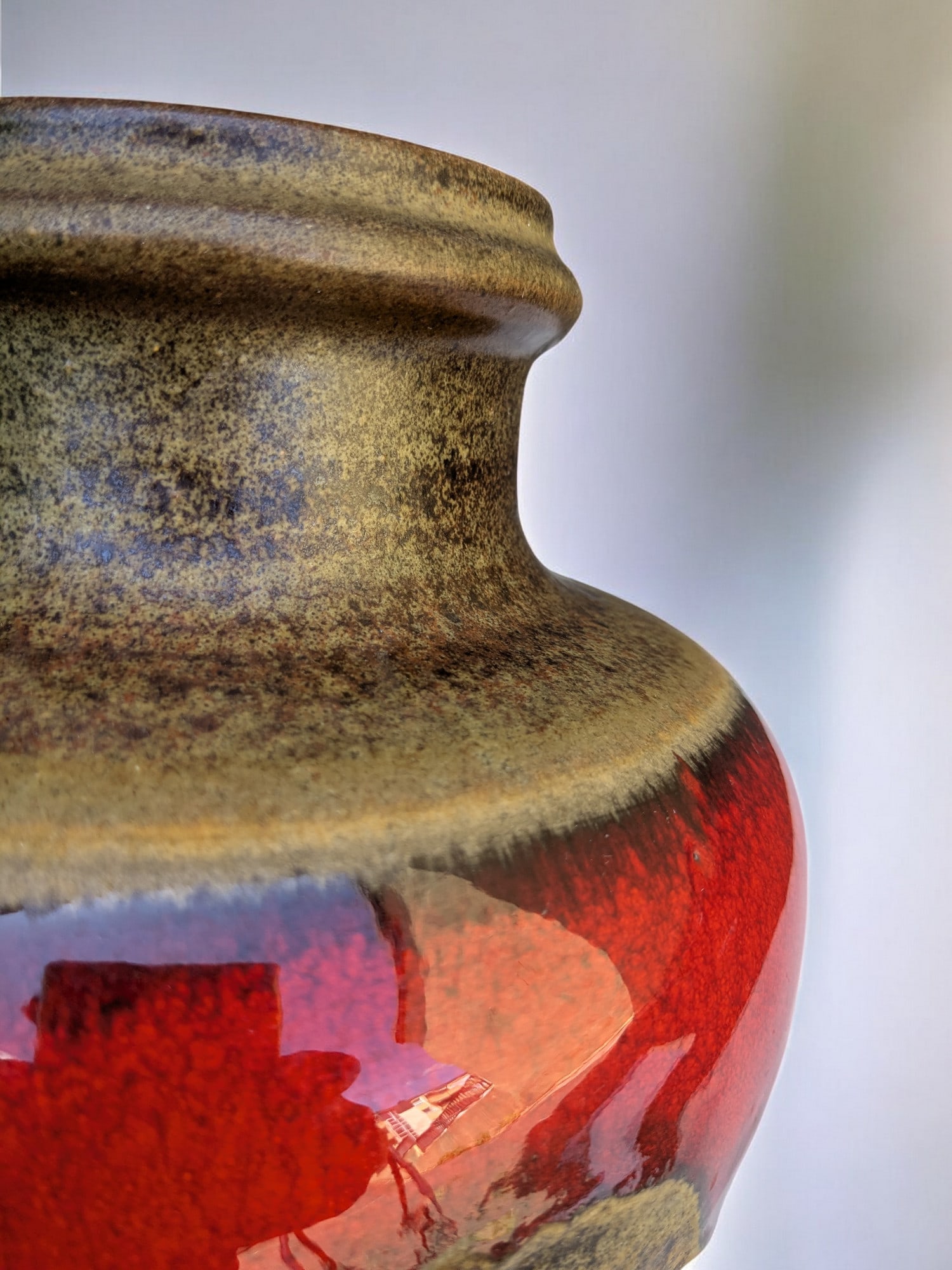 Vase in Ceramic & Glaze from Ruscha, 1960s - 3