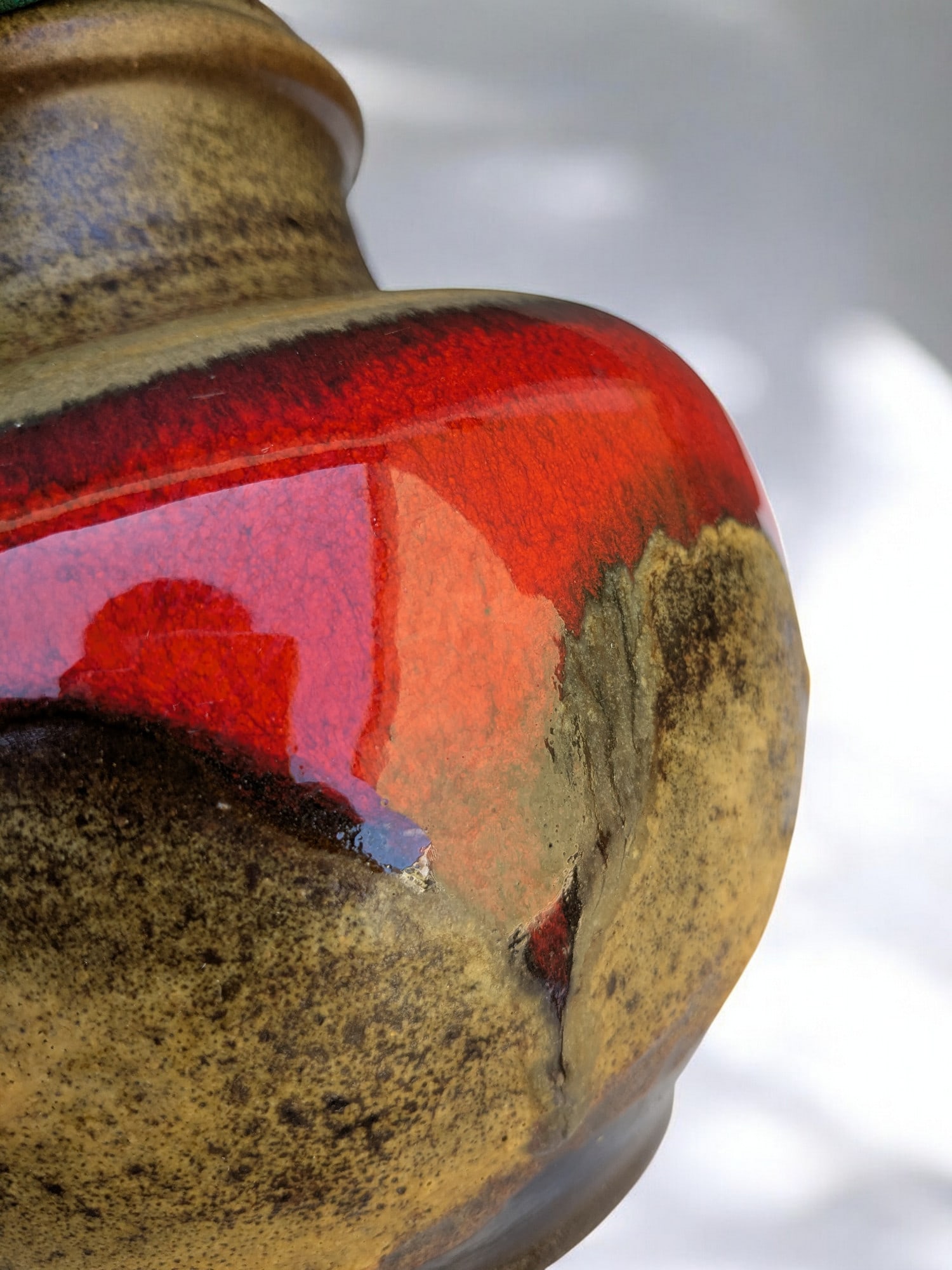 Vase in Ceramic & Glaze from Ruscha, 1960s - 5