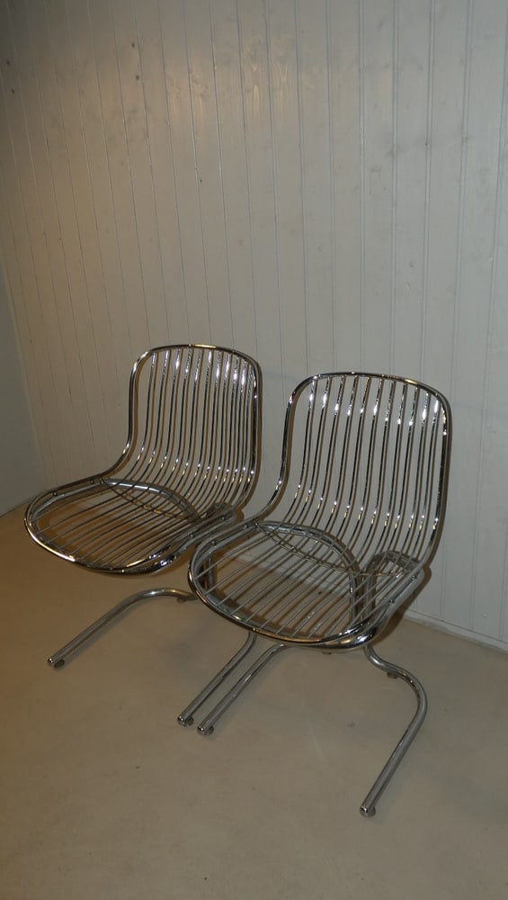 Radiofreccia Chairs by Gastone Rinaldi, Set of 2 - 13