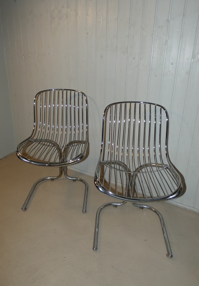 Radiofreccia Chairs by Gastone Rinaldi, Set of 2 - 3