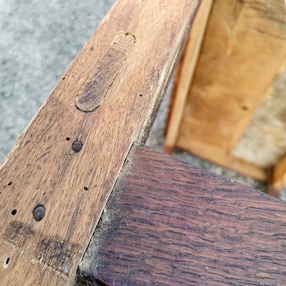 Italian Table in Oak, 1900s - 16