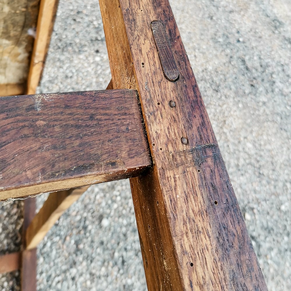 Italian Table in Oak, 1900s - 5