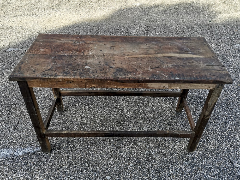 Italian Table in Oak, 1900s - 6