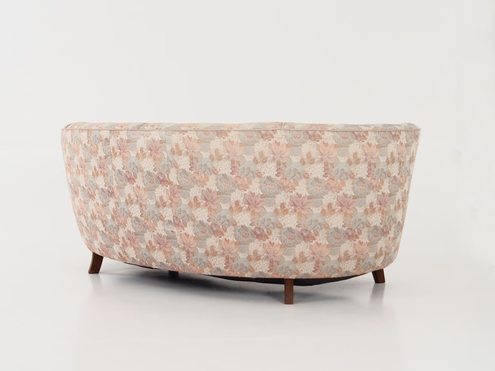 Danish Solid Beech Banana Sofa, 1970s - 6