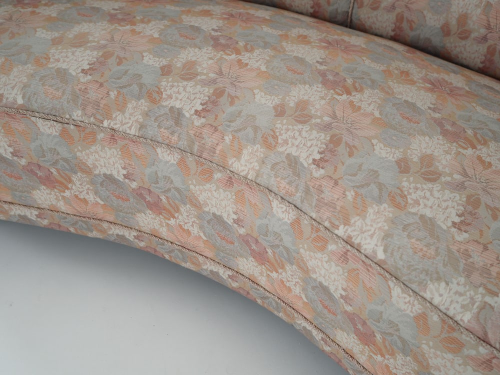 Danish Solid Beech Banana Sofa, 1970s - 8