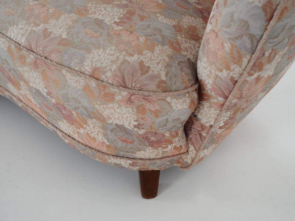 Danish Solid Beech Banana Sofa, 1970s - 9