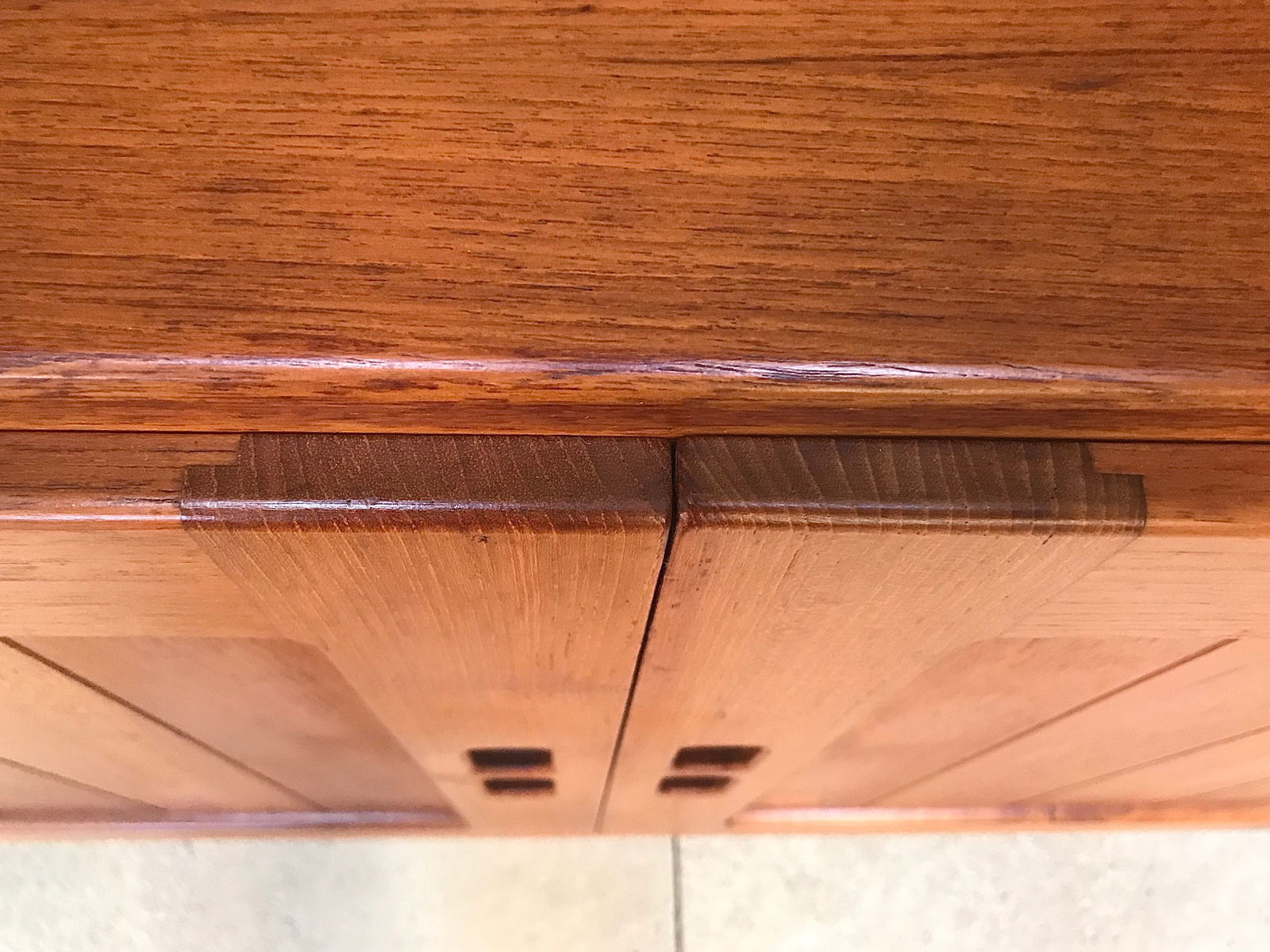 Vintage Danish Solid Teak Sideboard, 1960s - 13