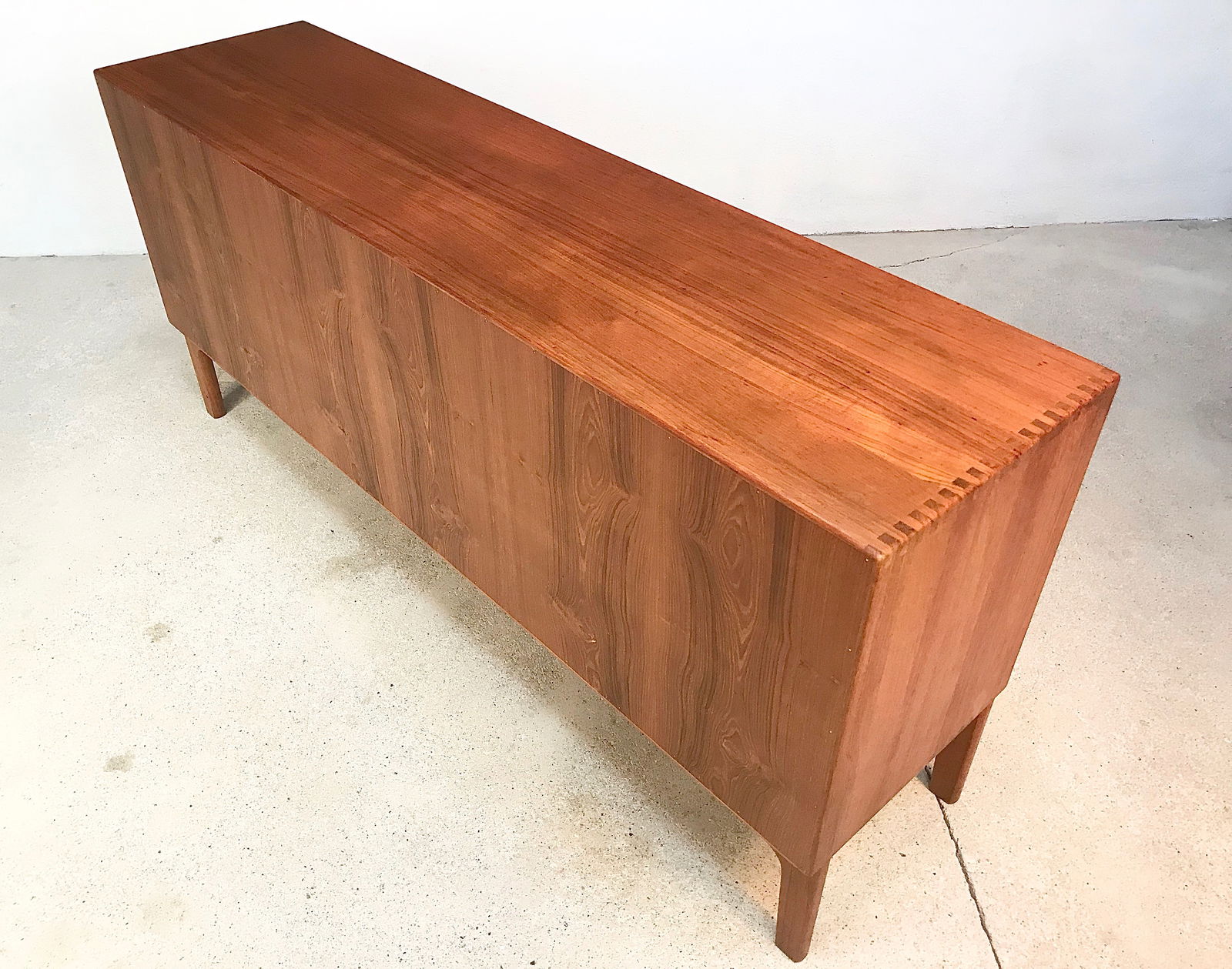 Vintage Danish Solid Teak Sideboard, 1960s - 19