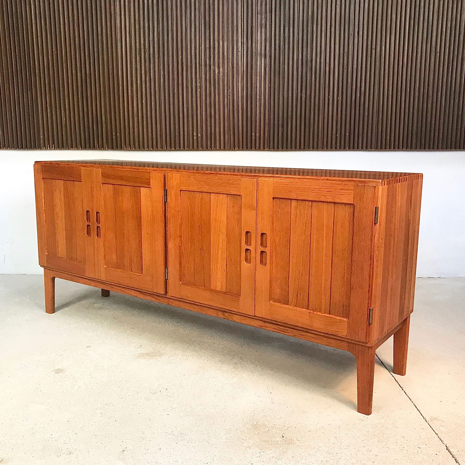 Vintage Danish Solid Teak Sideboard, 1960s - 2