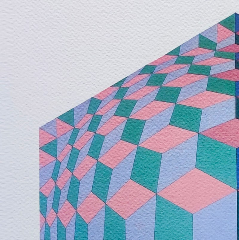 Victor Vasarely, Op Art Composition, 1970s, Lithograph - 3