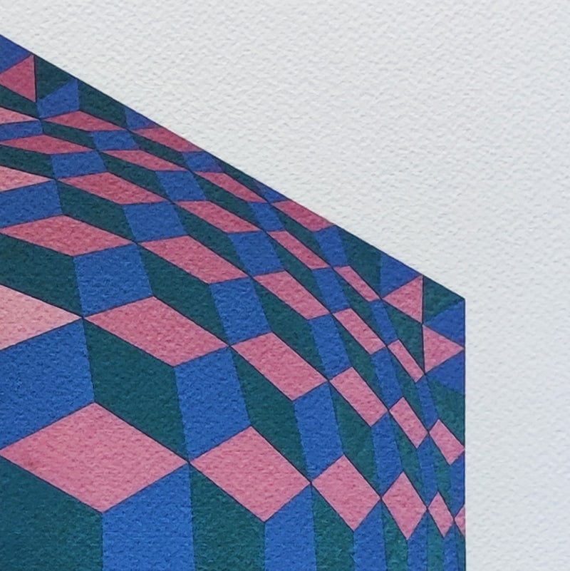 Victor Vasarely, Op Art Composition, 1970s, Lithograph - 4