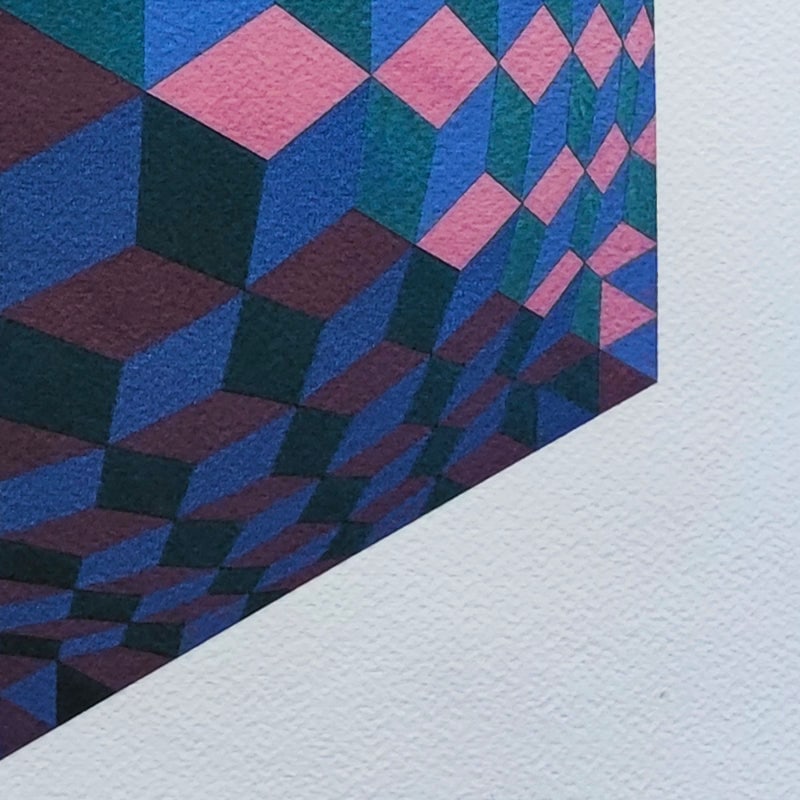 Victor Vasarely, Op Art Composition, 1970s, Lithograph - 6