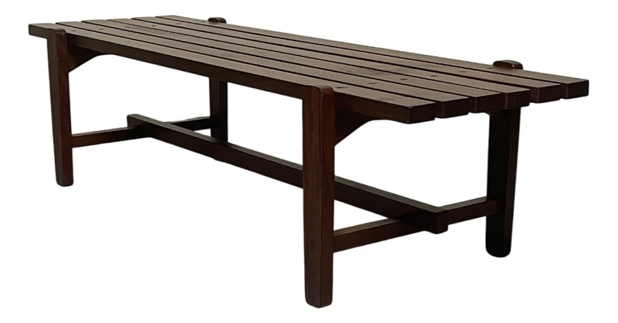 Vintage Danish Teak Bench, 1960s (1 of 18)