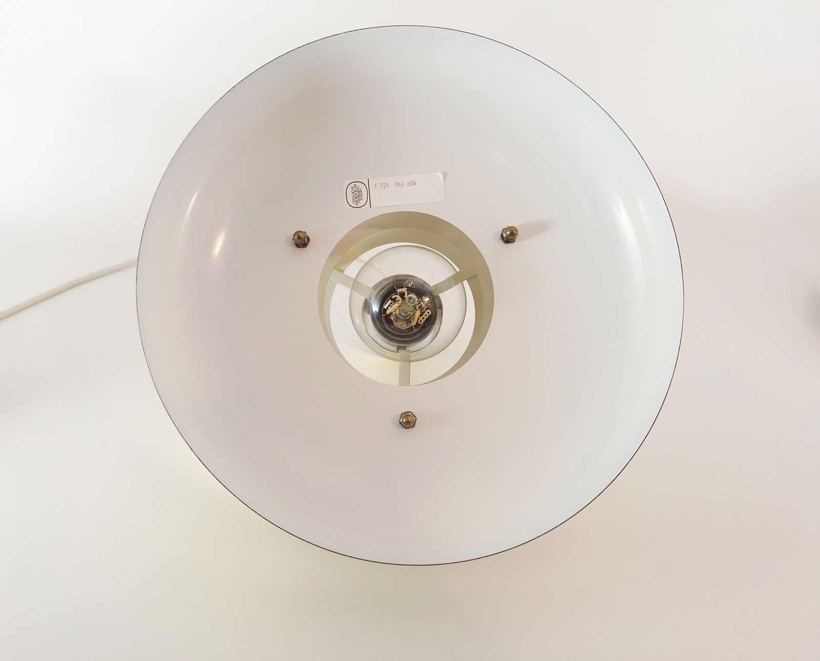 Brass T-724 Pendant Light from Markaryd, 1960s - 7