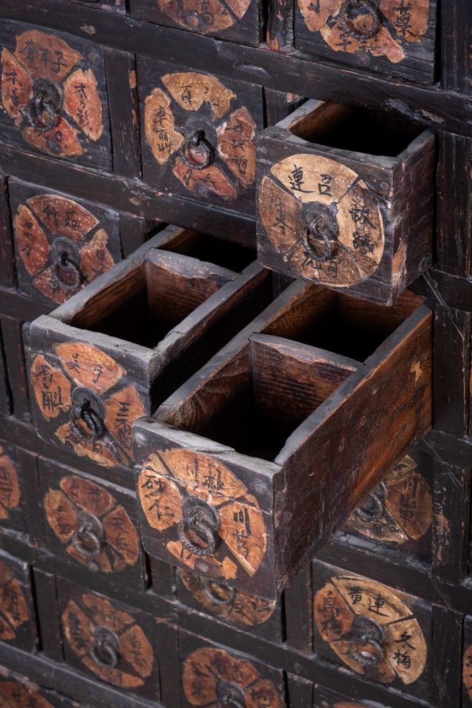 Antique Chinese Medicine Cabinet, 1930s - 3
