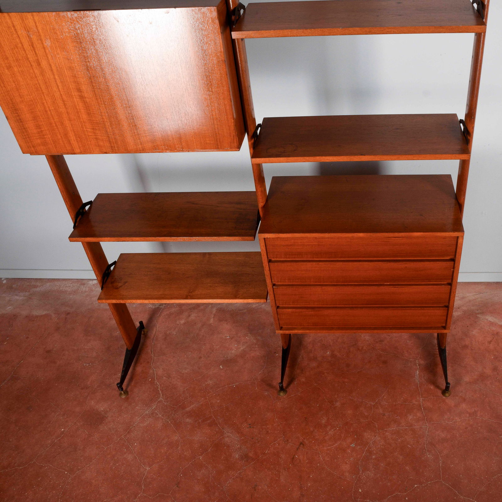 Vintage Swedish Open Bookcase - 19
