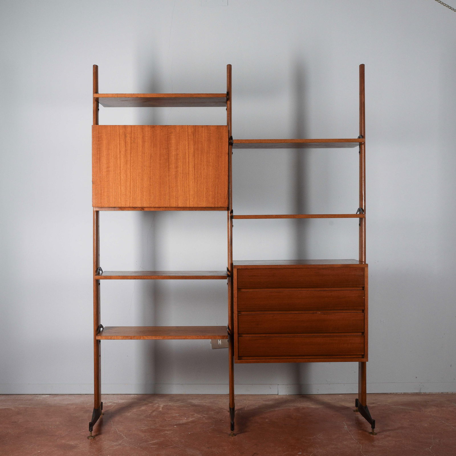Vintage Swedish Open Bookcase - 2