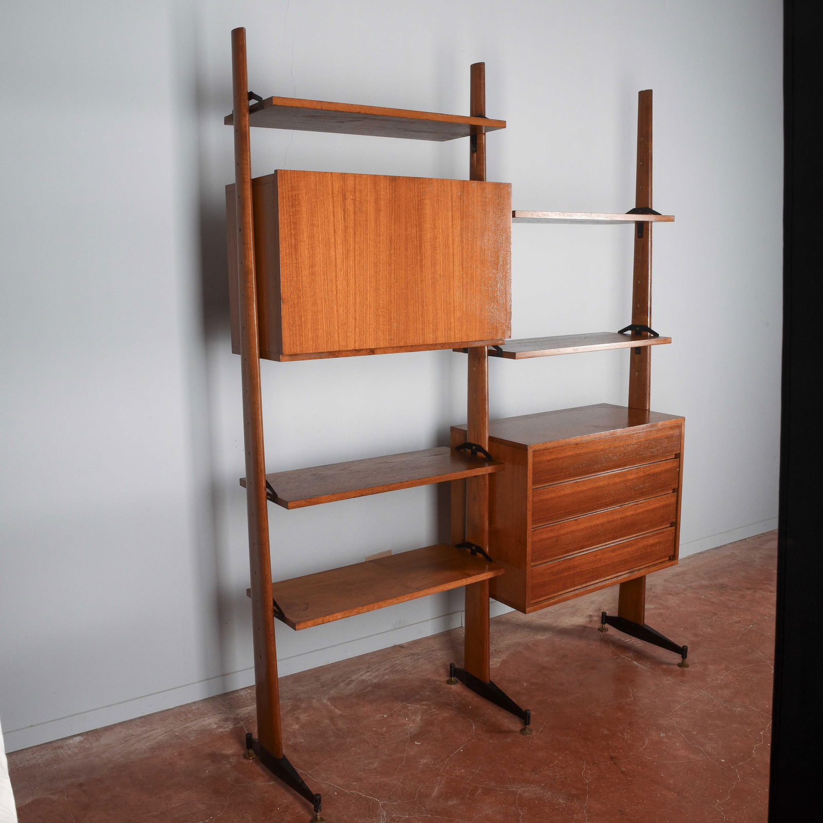 Vintage Swedish Open Bookcase - 5
