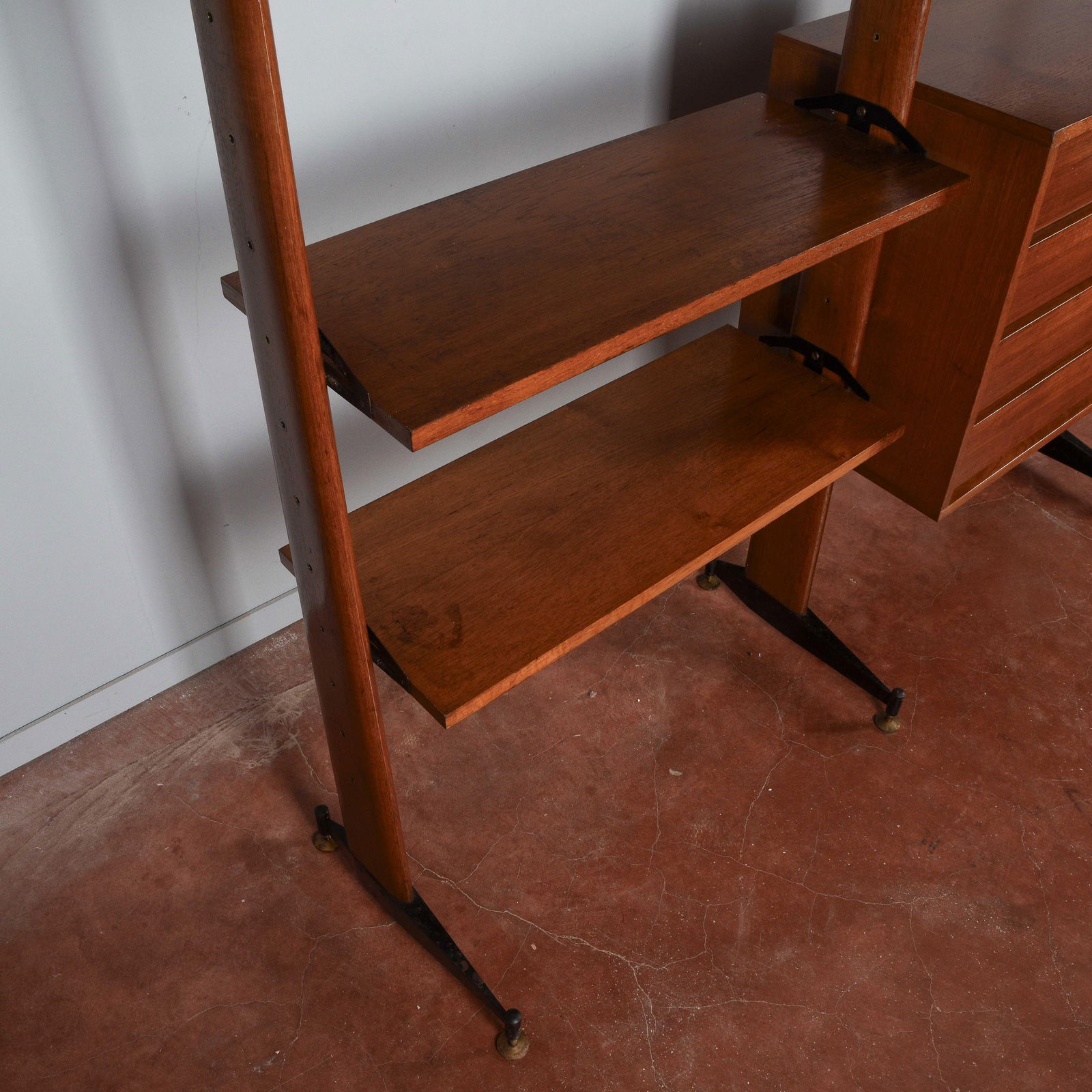 Vintage Swedish Open Bookcase - 7