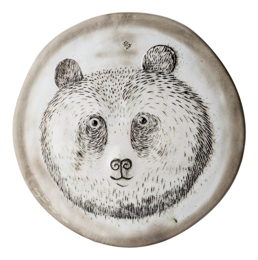 Ceramic Plate by Oiva Toikka for Nuutajärvi, 1983 (1 of 10)