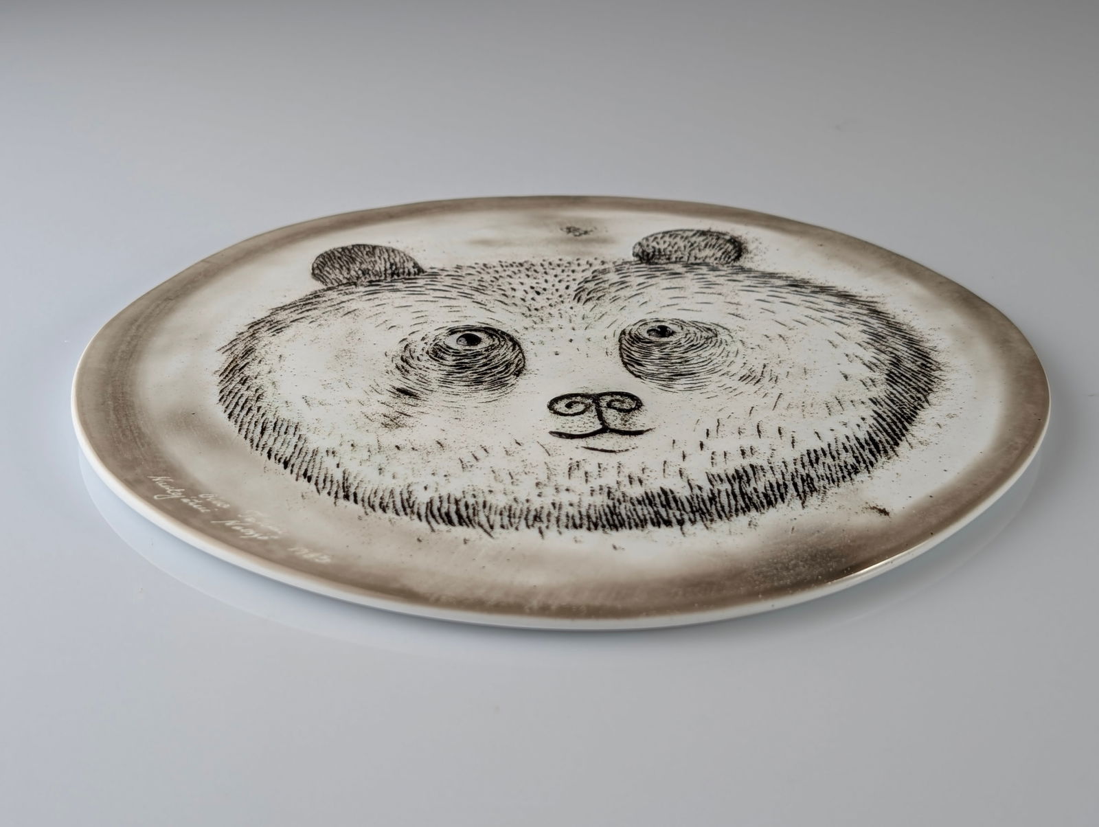 Ceramic Plate by Oiva Toikka for Nuutajärvi, 1983 - 3