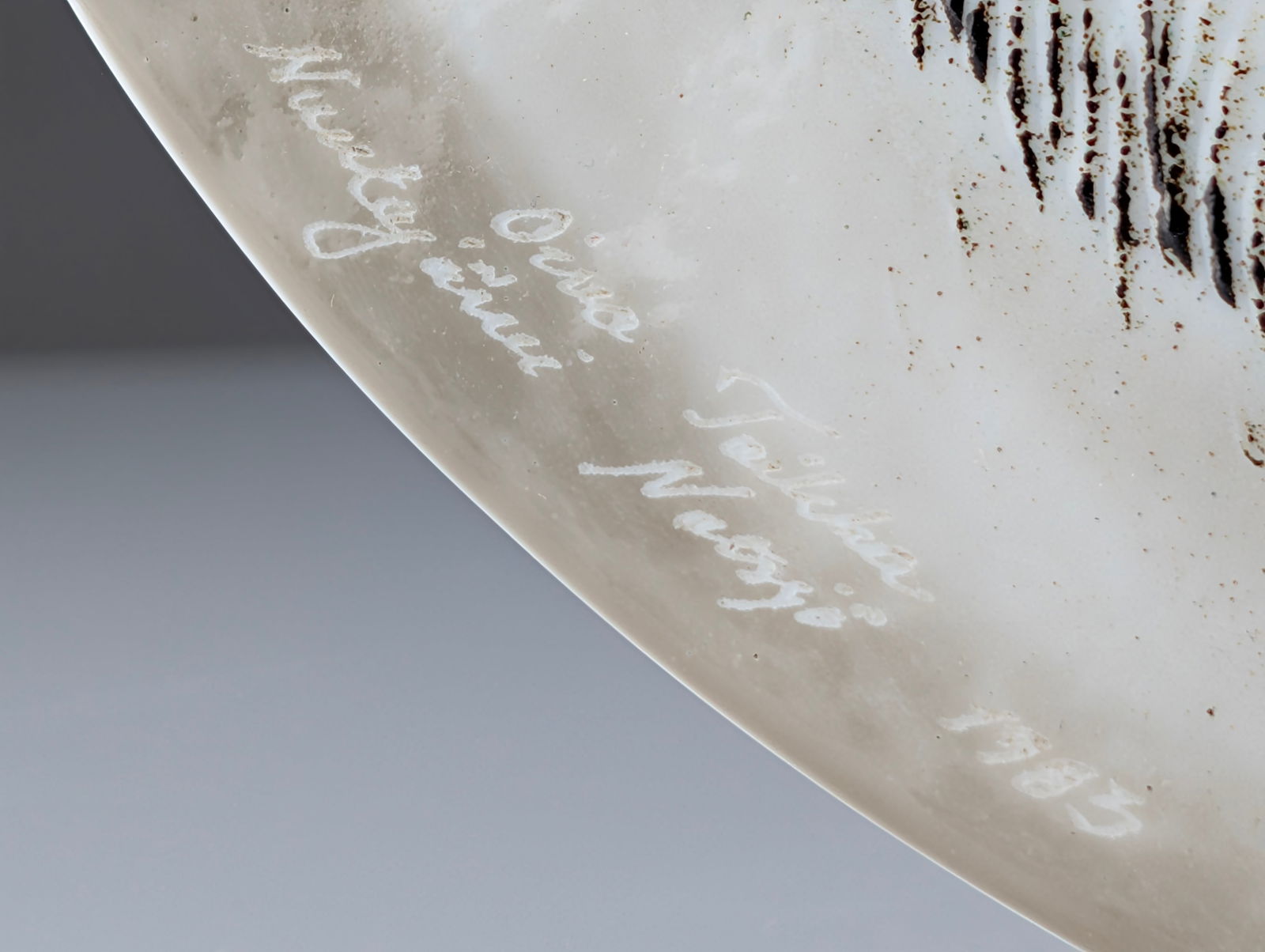 Ceramic Plate by Oiva Toikka for Nuutajärvi, 1983 - 4