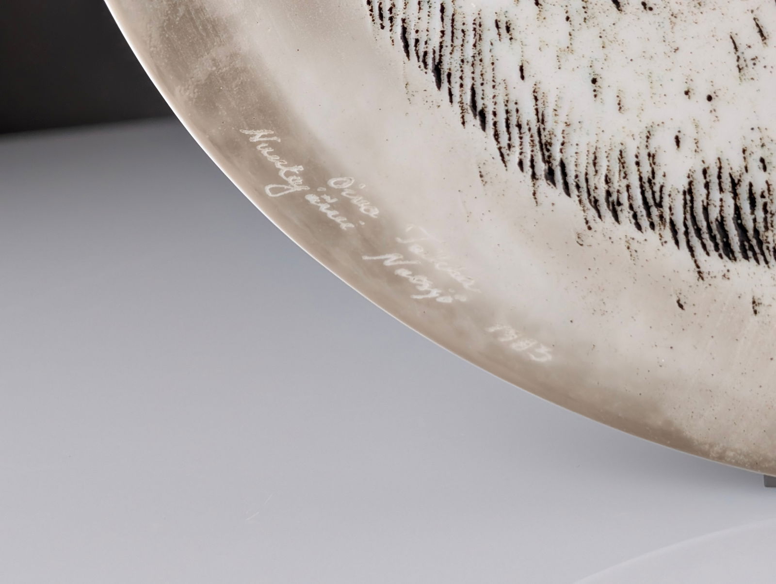 Ceramic Plate by Oiva Toikka for Nuutajärvi, 1983 - 7