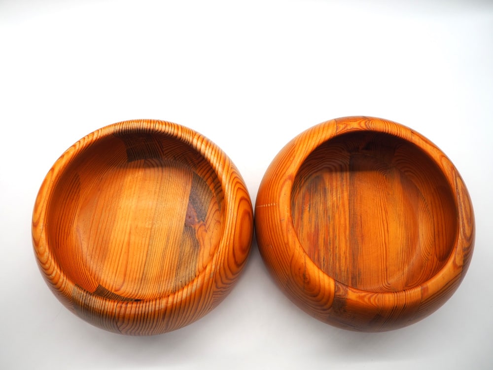 Pine Bowls from Smålandsslöjd Värnamo, Set of 2 - 4