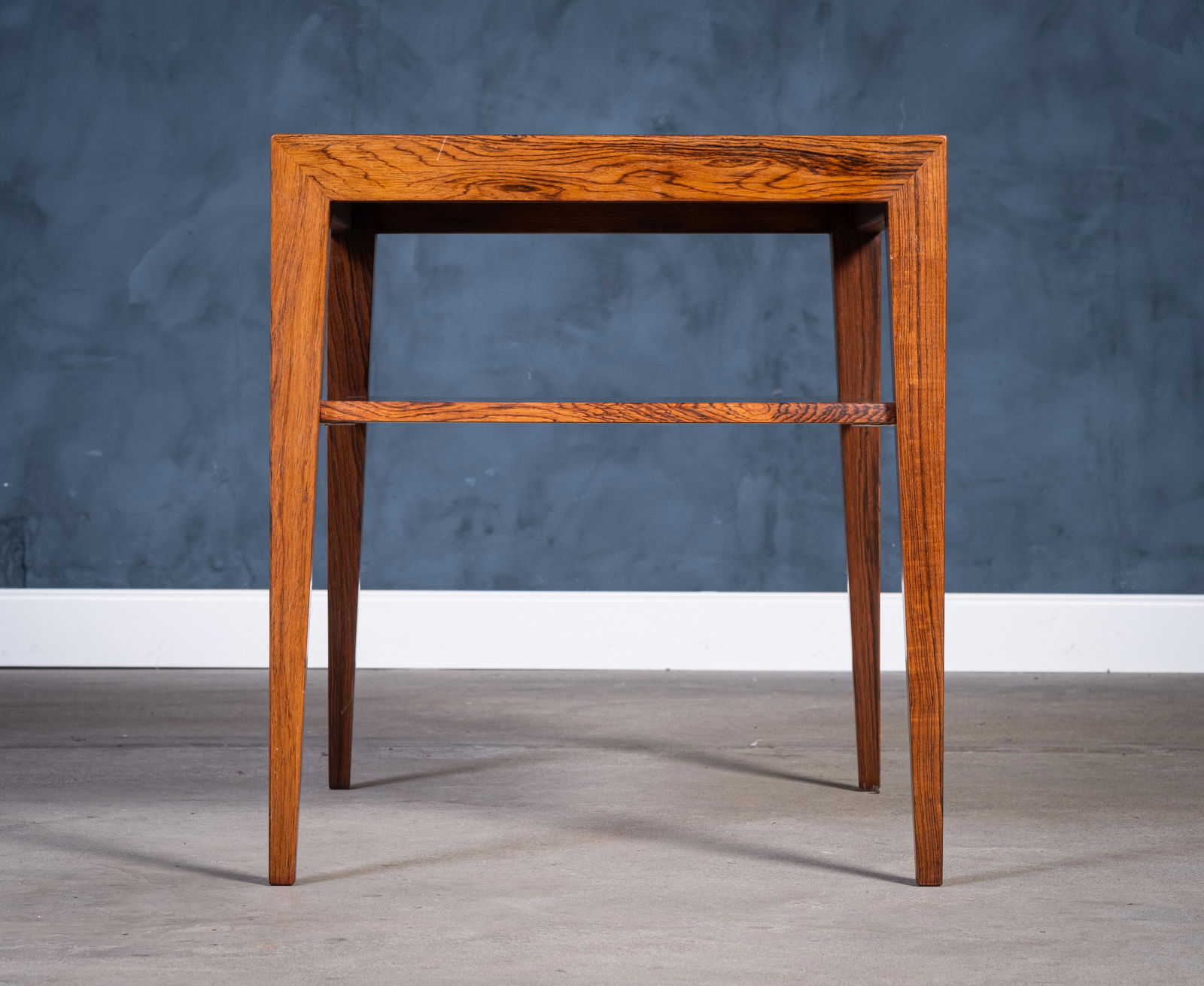 Rosewood Side Table by Severin Hansen, 1950s - 8