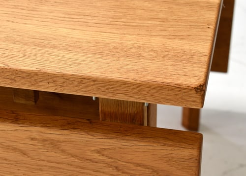 Scandinavian Drop Leaf Dining Table in Oak, 1970s - 14