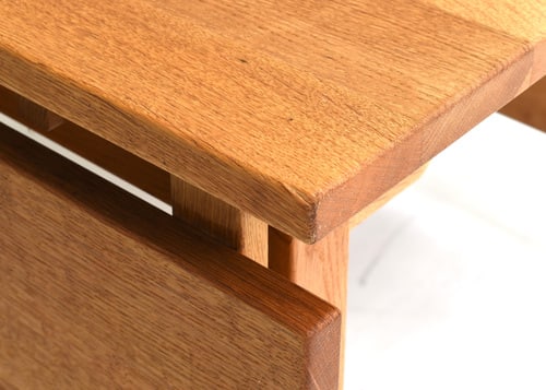 Scandinavian Drop Leaf Dining Table in Oak, 1970s - 15