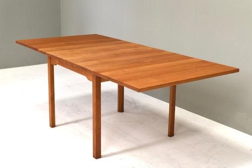 Scandinavian Drop Leaf Dining Table in Oak, 1970s - 6