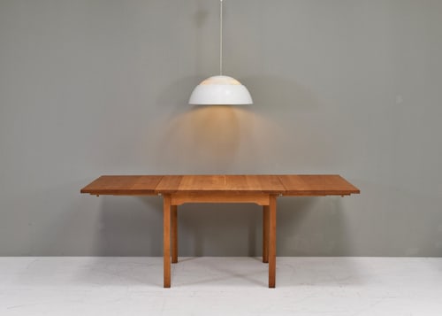 Scandinavian Drop Leaf Dining Table in Oak, 1970s - 8