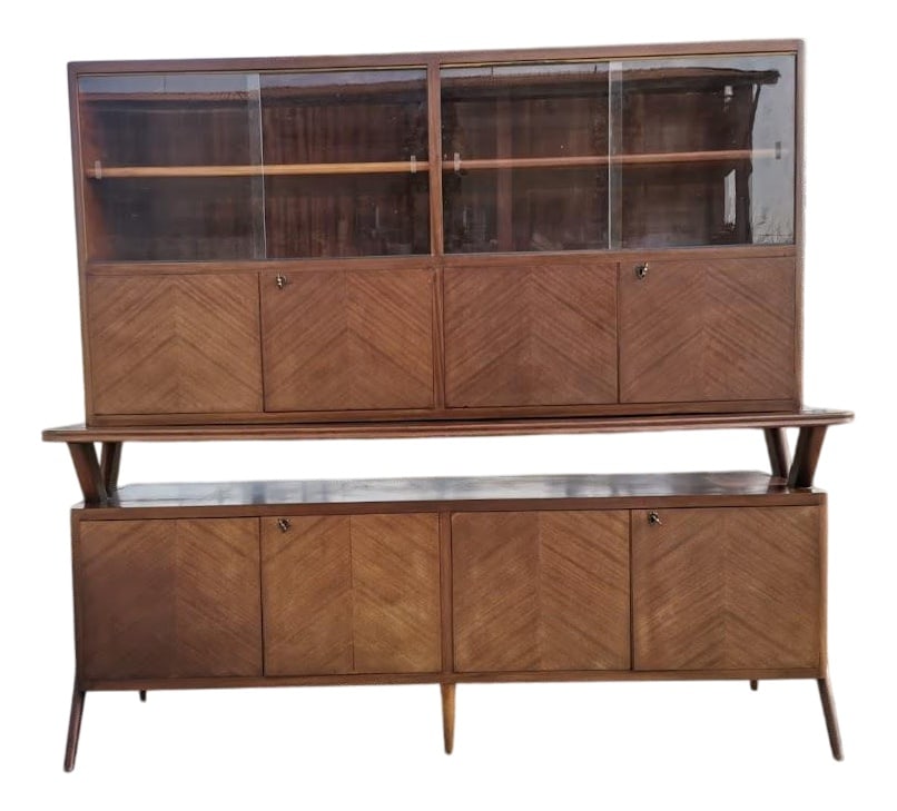 Mid-Century Modern Bookcase Sideboard (1 of 3)