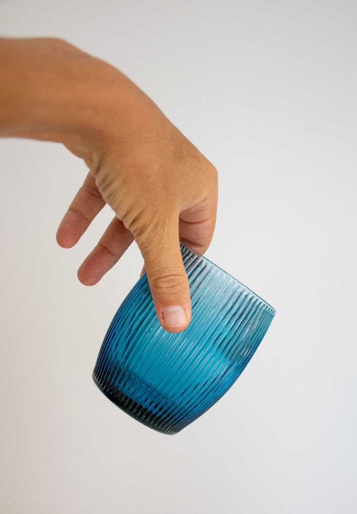 Modern Drinking Glasses by La Vetreria, Set of 6 - 2