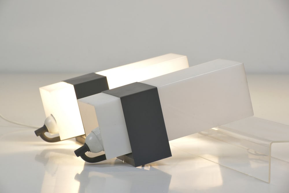 Acrylic Glass Wall Lights, Germany, 1965, Set of 2 - 3