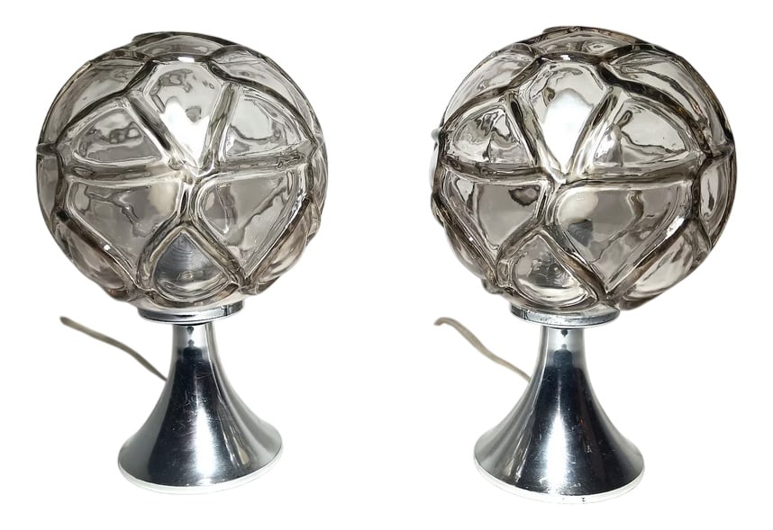 Vintage Accent Table Lamps, 1980s, Set of 2 (1 of 11)