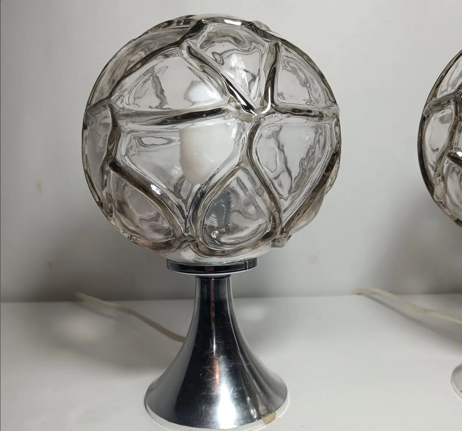 Vintage Accent Table Lamps, 1980s, Set of 2 - 4