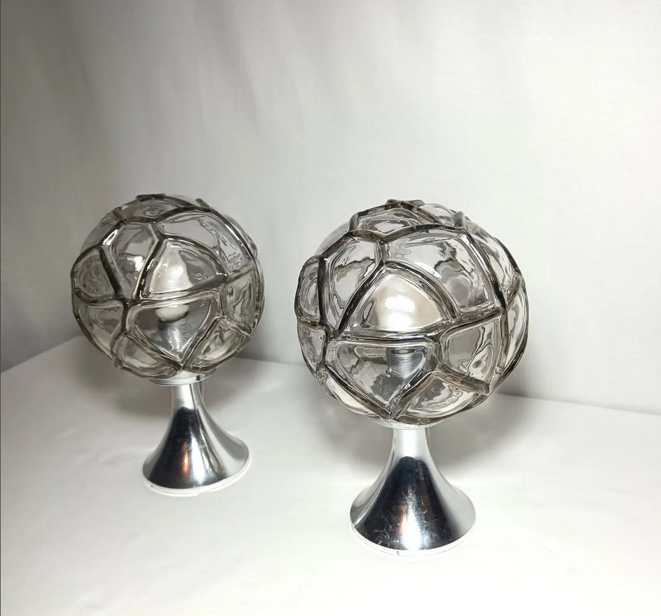 Vintage Accent Table Lamps, 1980s, Set of 2 - 7