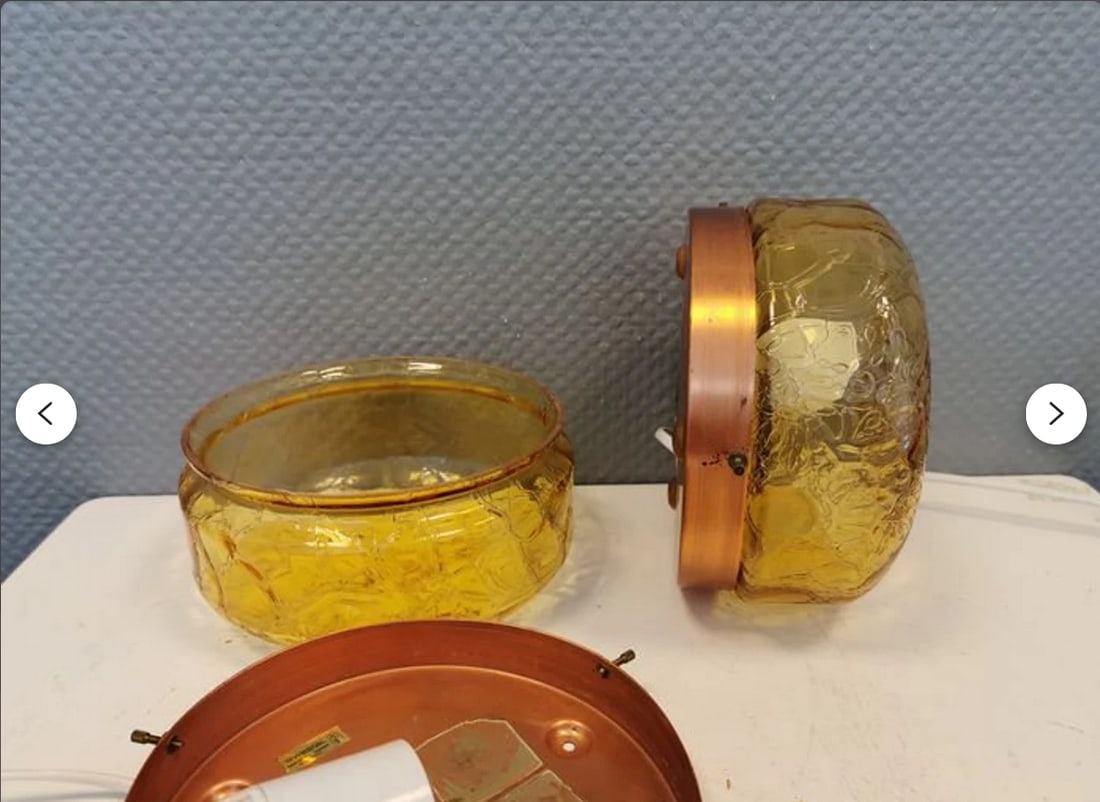 Glass Wall Sconces by Holger Johansson, Set of 2 - 2