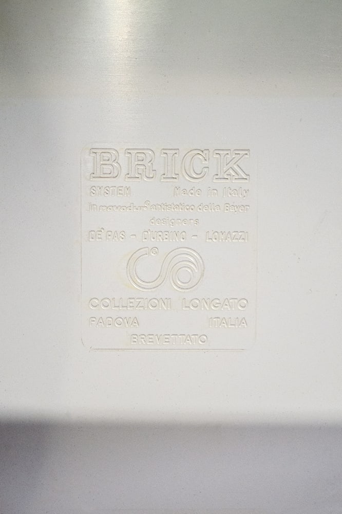 Brick System Bookcases, 1970, Set of 2 - 3