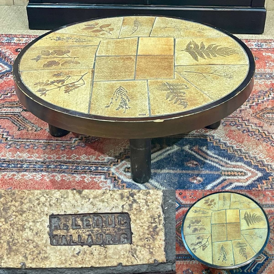 Coffee Table by Raymonde Leduc Vallauris, 1960s - 2