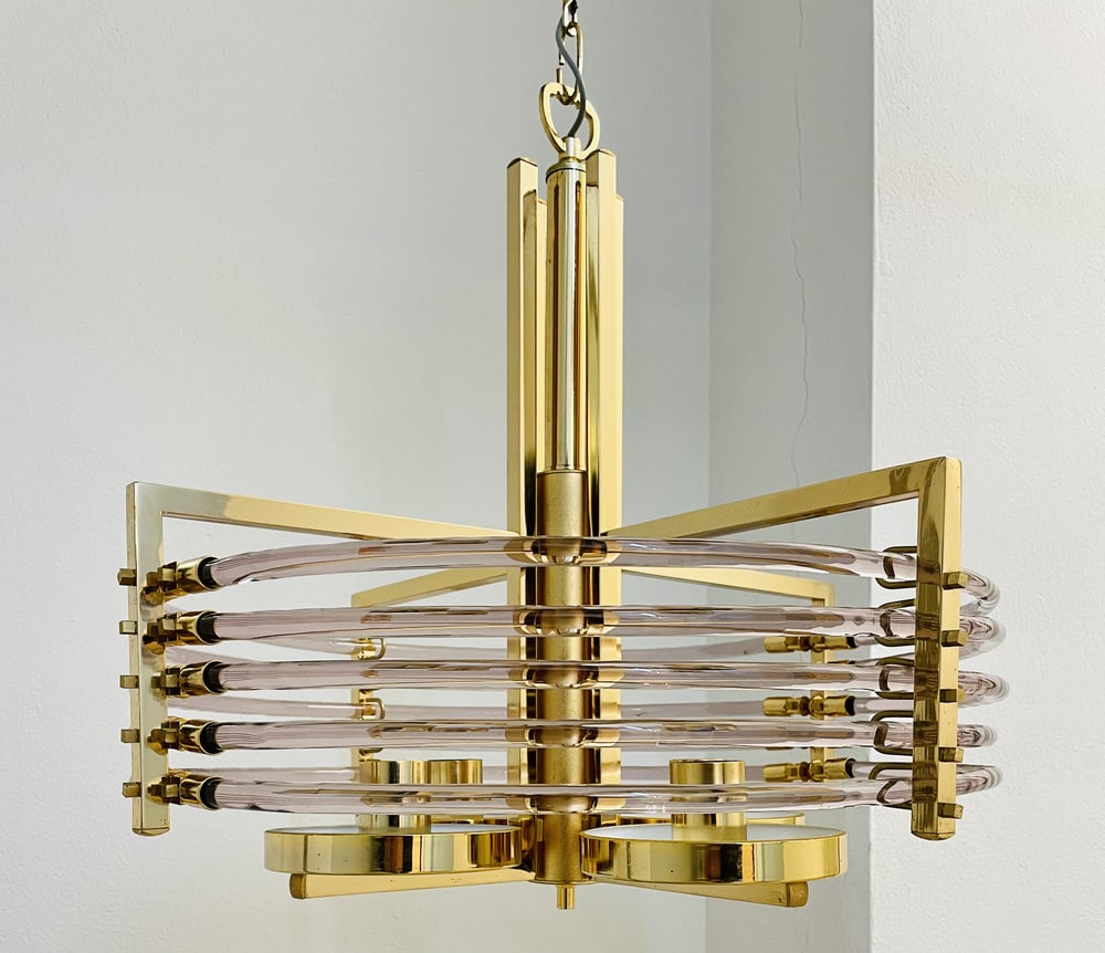 Chandelier by Gaetano Sciolari for Sciolari, 1980s - 14